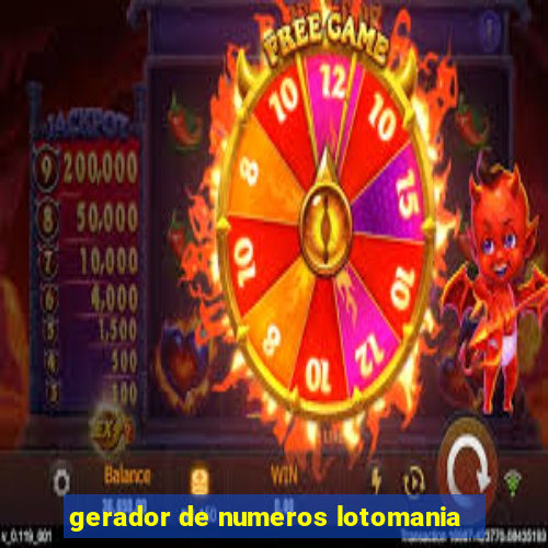 gerador de numeros lotomania